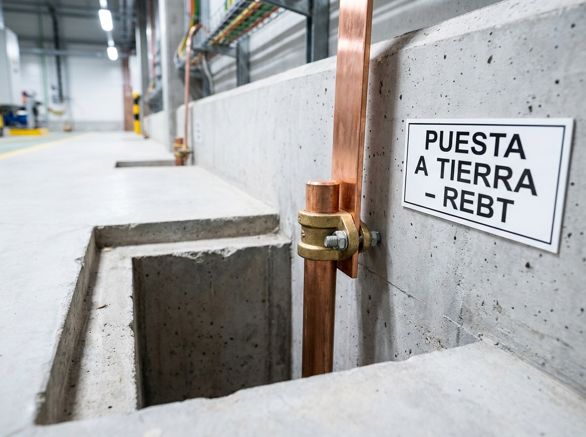 Esquema simplificado de puestas a tierra y masas según las prescripciones técnicas del REBT