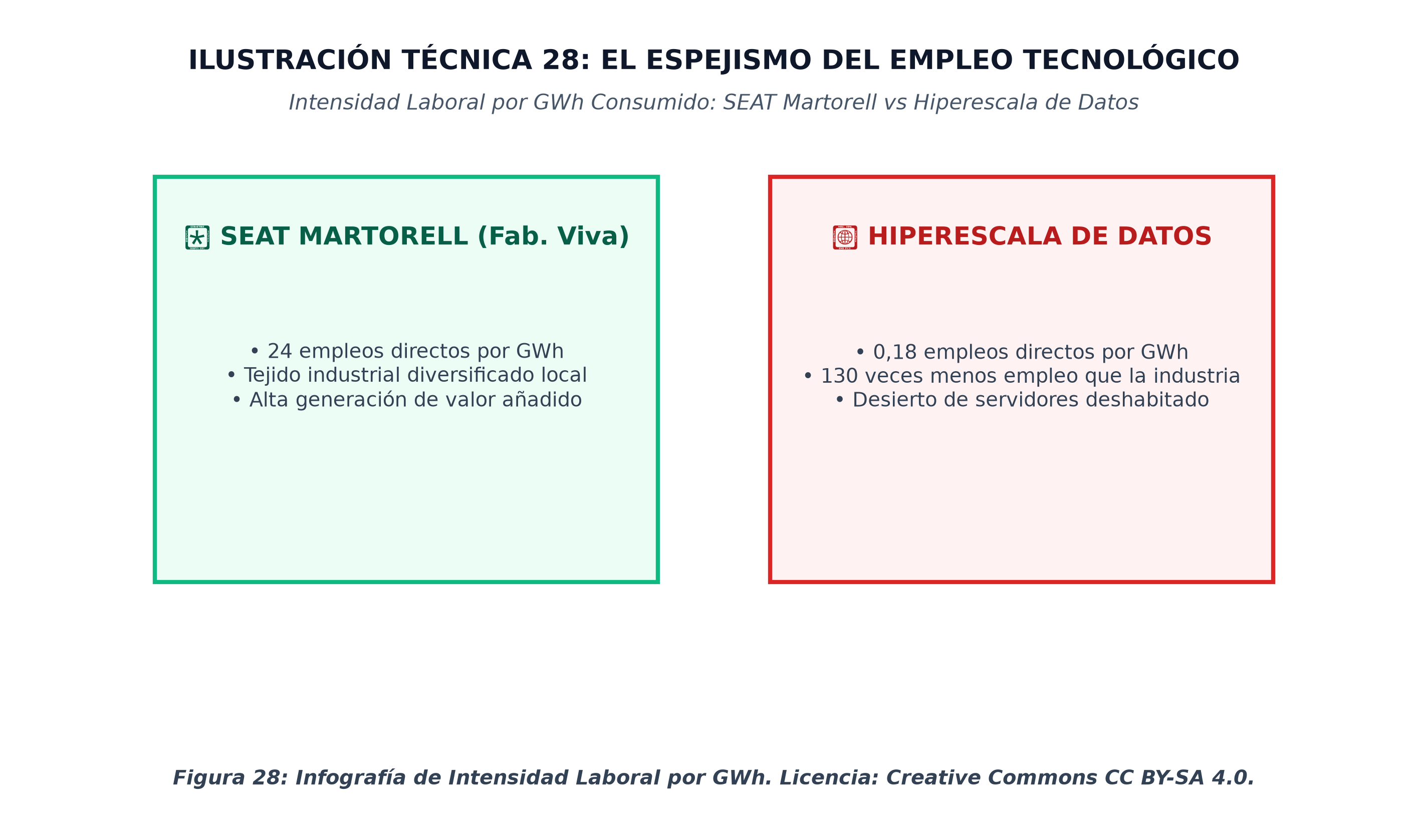 Asimetría del Empleo Hiperescala vs Industria Tradicional